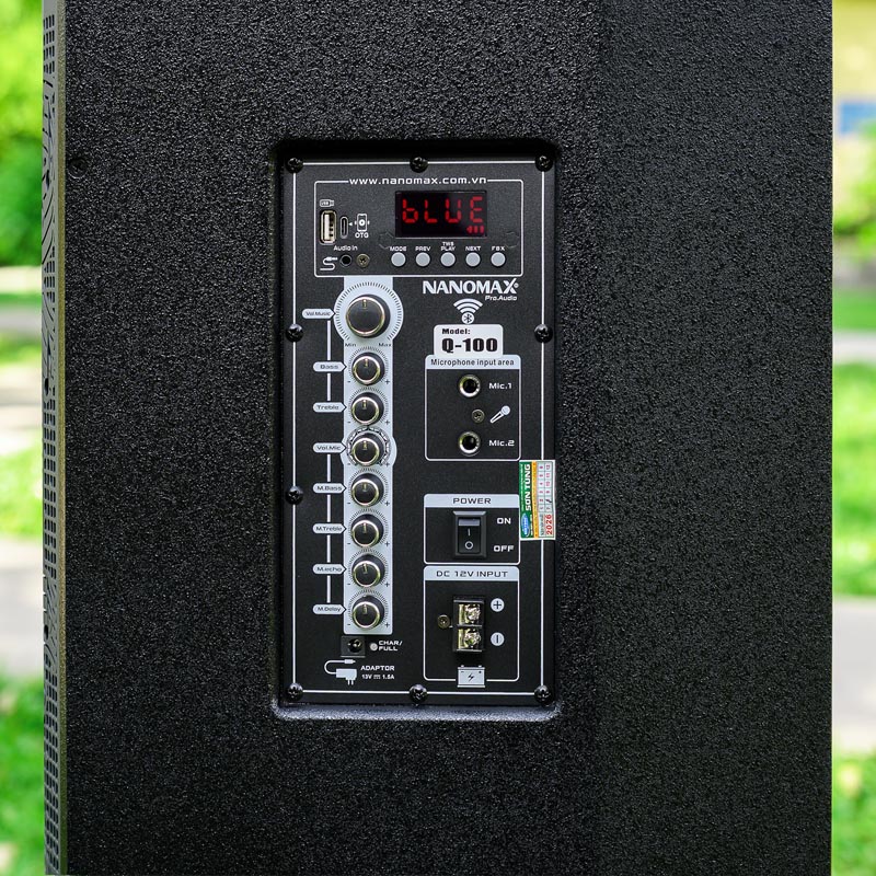 Loa karaoke nanomax q-100 16