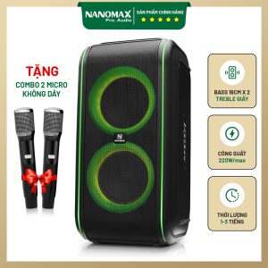 loa karaoke xách tay nanomax D-1
