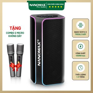 loa karaoke xách tay nanomax D-2 1