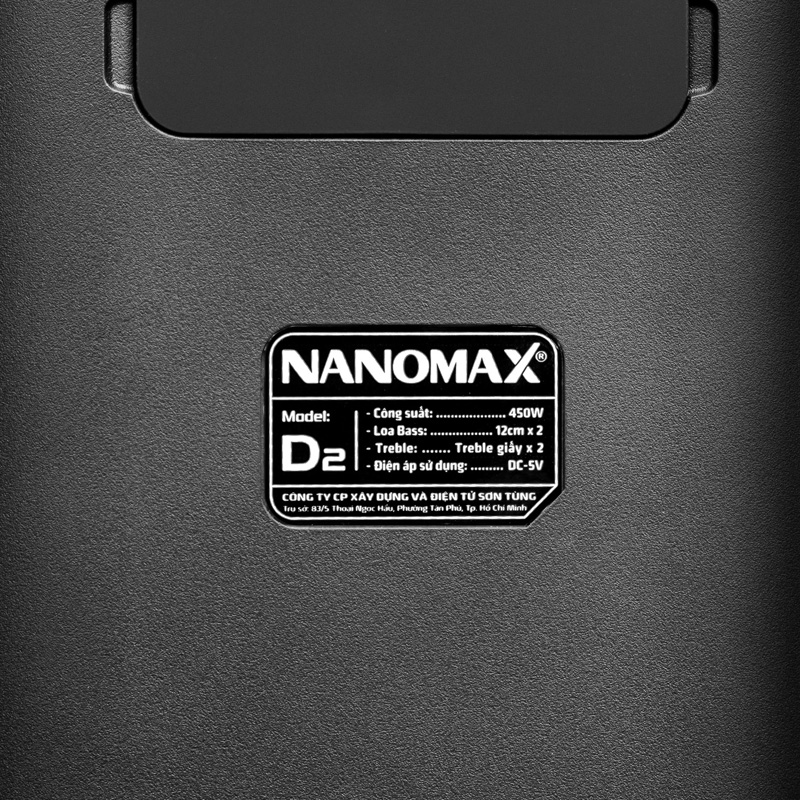 loa karaoke xách tay nanomax D-2 14