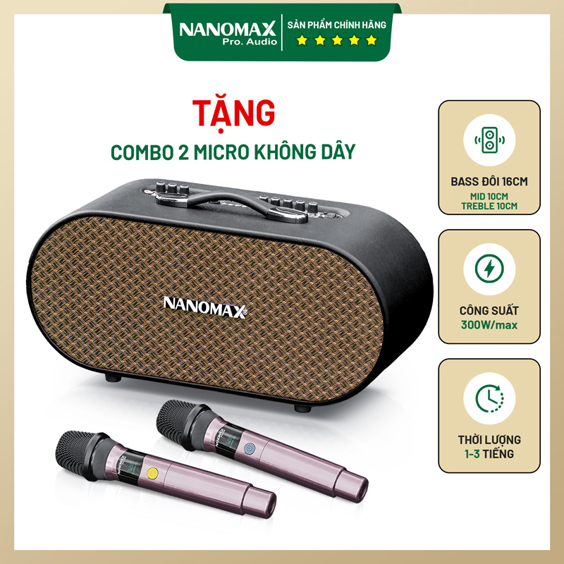 loa karaoke xách tay nanomax k-02 2