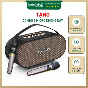 loa karaoke xách tay nanomax k-08 1